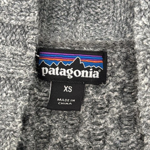 Patagonia Women's Open Chunky Knit Cardigan, Gray - Size XS - Picture 2 of 5